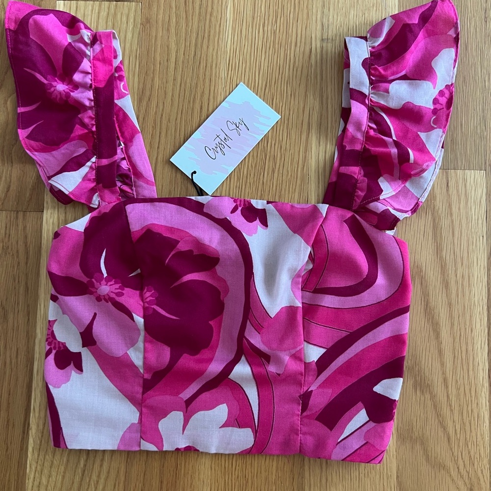 Crystal Sky Crop Top